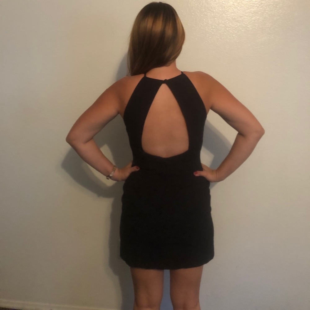 Vintage 90s Dress with Open Back - Picture 2 of 8